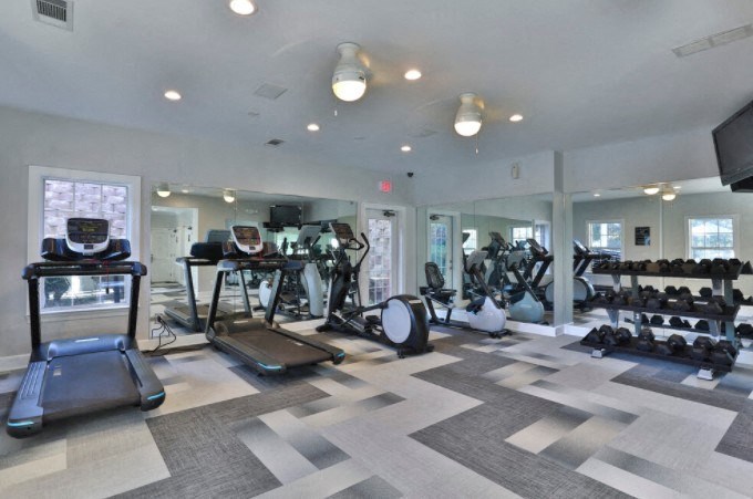 Fully Equipped Fitness Center at Crestmont at Thornblade, Greenville, South Carolina